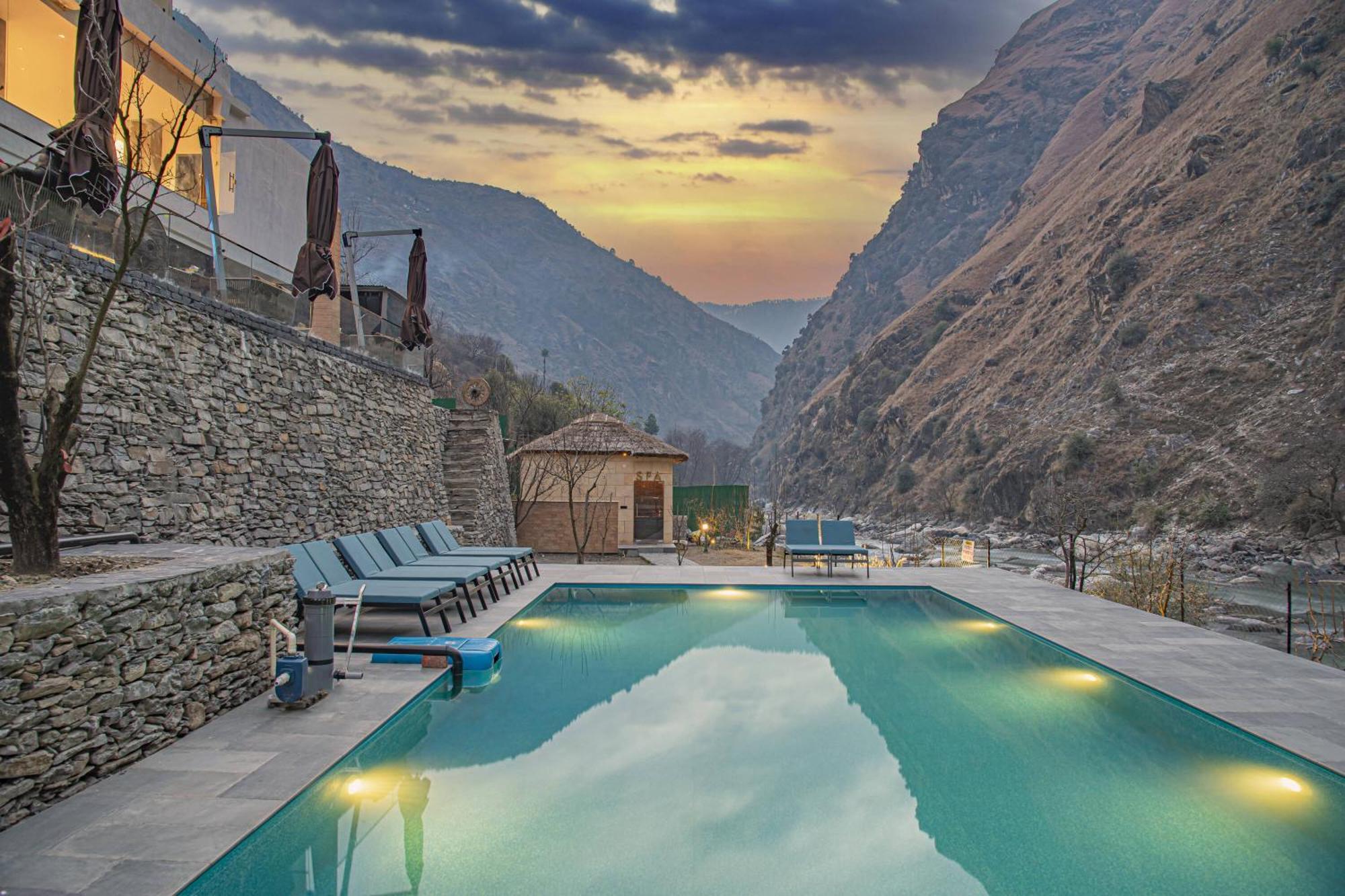 Echor Palm Bliss Riverside Resort & Spa Kasol Zewnętrze zdjęcie